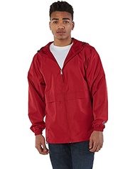 Champion Adult Full-Zip Anorak Jacket M SCARLET