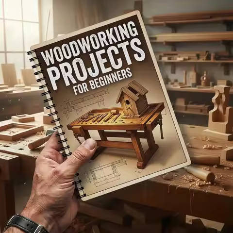 Woodworking Projects Book For Beginners Simple , Practical Projects,With step-by-step Guide And Inst