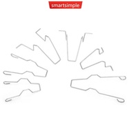 SMARTSIMPLE 6Pcs Car Headlamp Light Bulb Retainer Spring Clips Buckles Metal Headlight Bulb Spring C