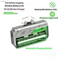 【CCC certification】Capsule charger 22.5W 21700 battery charging capsule power bank multifunctional b