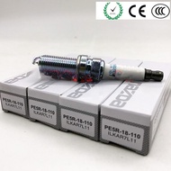 ของแท้4ชิ้น ILKAR7L11 PE5R-18-110หัวเทียนอิริเดียมสำหรับมาสด้า3 6 CX-3 CX-5 MX-5 Miata PE02-18-110 P