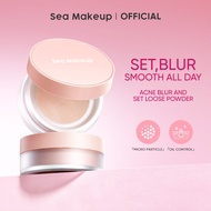 Sea Makeup Acne Blur and setting compact Loose Powder  translucent & oil control- Available in Shade