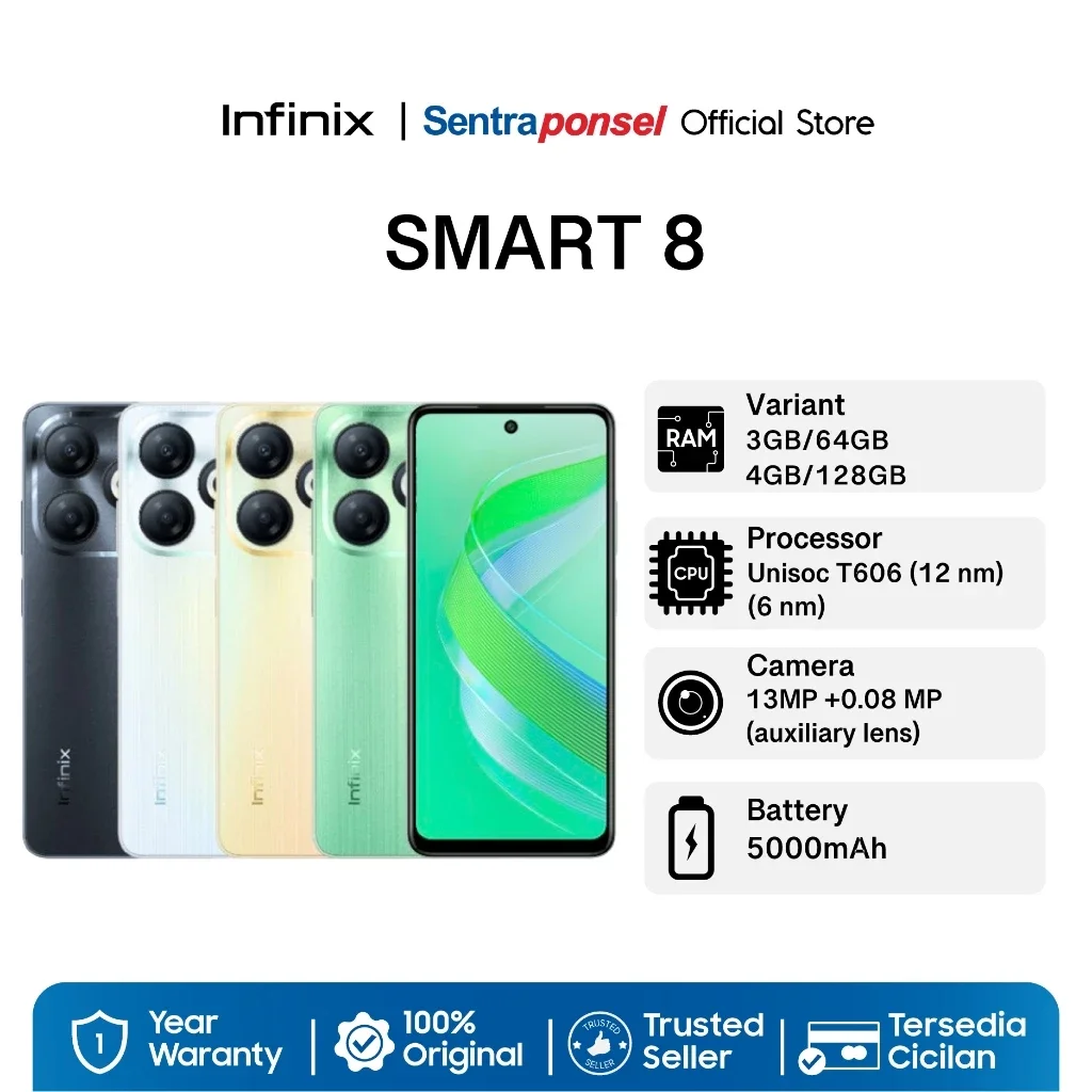 handphone infinix smart 8 4G