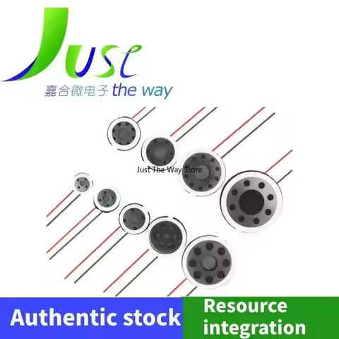 5PCS/LOT 10/13/15/16/18/20/23/25/30MM speaker plastic 8 ohm 1 watt with wire terminal customized spe