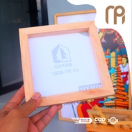 Dutch Teak Wood Photo Frame 15 x 15 CM