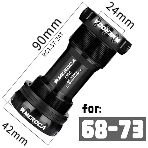 BB68 Bottom Bracket Bicycle BB 68mm 73mm Bottom Bracket Bsa 24mm Bottom Bracket 68 for Mtb Mountain 