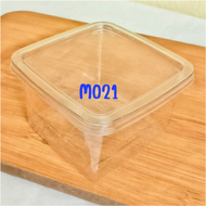 กล่องใสพร้อมฝา M020M021 กล่องพลาสติกใส กล่องใส่ขนม ฿120-140