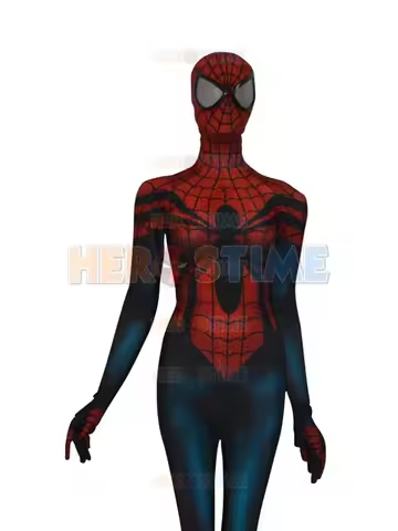 Spider Girl Costume Mayday Parker Cosplay Spidey Suit Spandex Halloween woman lady spiderman Superhe