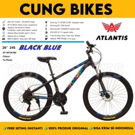 Sepeda Gunung MTB Ukuran 24 26 27.5 Inch ATLANTIS AT 780 24 Speed inner cable