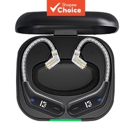 KBEAR BT15 Pro Bluetooth 5.4 earhook 0.78mm 2PIN wireless IEM adapter low latency gaming earbuds con
