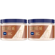 Vaseline Illuminate Me Whipped Body Butter 2-Pack – Lightweight Moisturizer for Luminous, Glowing Sk