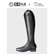 Cavassion Protective Equestrian Boots Cowhide High-top Knight Boots Long-top Riding Boots Knight Equ