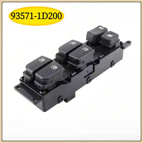93571-1D200 LHD Electric Master Power Window Glass Lifter Control Switch 4 Auto Button For 2006-2012
