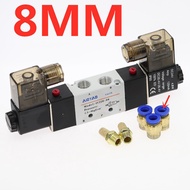 (Ưu đãi lớn) Van điện từ 4v220-08 có chân kết nối nhanh dây hơi Hàng Nhập Khẩu