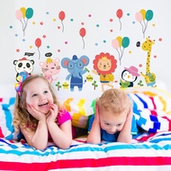 Reliza Wall Sticker Cute Animal Balloon Animal Wall Sticker LDR2936