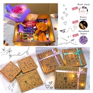 Coklat Kotak Hadiah Lukisan Tangan Doodle Drawing Gift Box Chocolate Bouquet Birthday Gift Box Gradu