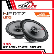 Hertz UNO X165 6.5 2-Way Coaxial Speaker 6.5 Inch 2Way Speaker 220Watts CARACE HERTZ Car Speaker Kereta 2Way Tweeter