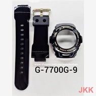 steel watch Aksesori ▫CASIO G-SHOCK BAND AND BEZEL G7700 G7710 100% ORIGINAL