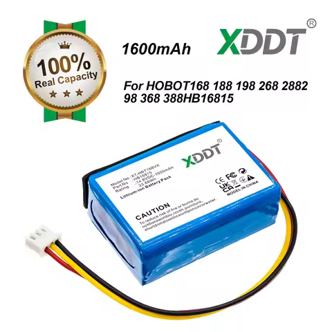 HB16815 AE502945P 14.8V 1600mAh Li-Ion Battery For Window Cleaning Robot HOBOT 168 188 188C 198 268 