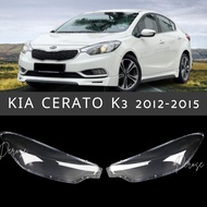 KIA CERATO K3 2012 2013 2014 2015 HEADLAMP COVER / HEADLIGHT COVER / HEADLAMP LENS / HEADLIGHT LENS