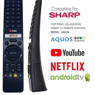 GB326WJSA Replacement Voice Remote Fit for Sharp Smart TV with YouTube Netflix 2T-C32BG1X 2T-C32BG1I