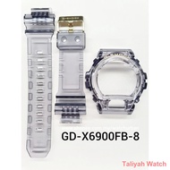 leather strap Aksesori ▤۞CASIO G-SHOCK BAND AND BEZEL GDX6900 GBX6900 100% ORIGINAL