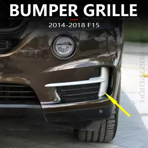for 2014-2018 F15 BMW X5 35i 35ix 35dx 40ex 50ix Matte Front Bumper Grille Trim 51117303113 51117303