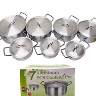 bright888 shop 14 pcs aluminum cooking pot set