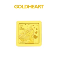Goldheart 999 Gold 1G Thanks Mum Gold Bar
