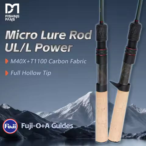 FISHINGFANS RANCY 4.0 AA CORK HANDLE FUJI O FUJI ALCONITE TIP GUIDE 2-10G T1100+M40X Carbon Blank 8K