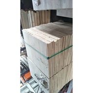 Hevea Wood 1.5’ x 1.5' x 20mm - finger joint board getah.