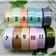 1" Satin Ribbon/ 2.5CM Satin Ribbon 25 Yard/ Gift Ribbon 2.5CM