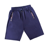 CHALLENGER Plus Size Slim Cut Jogger Shorts CH5039C3 Black Drawstring Waist Slim Fit Sweat Shorts