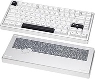 WOBKEY Rainy 75 CNC Aluminum HMX/JWK/Cocoa Switches Triple-Mode Connectivity Mechanical Keyboard wit