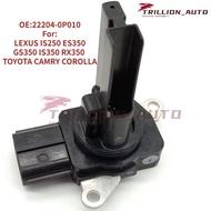Mass air flow meter 22204-0P010 For LEXUS IS250 ES350 GS350 IS350 RX350 TOYOTA CAMRY COROLLA MAF sensor