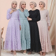 [GLAM] 🌼 SORAYA LACEY DRESS READYSTOCK ❤️