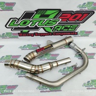 Super open Kou Mahachai open Spec pipe 51mm for Tmx 125 155 Rusi tc 125 155 Bajaj ct 100 125 Sniper135 Sniper150 Raider 150 carb /fi Euro 125 150 Pinoy 125 150 Canister pipe big elbow AHM Redleo Aun Charama Nueng Navin Nlk Daeng sai4