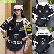 【Custom Name & Number】baju jersey perempuan Number 7 Dry T-Shirt Standard Sublimation Jersey custom 