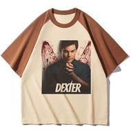 Dexter Morgan Women's Harajuku Psychedelic Aesthetic T-Shirt - Comfortable Pastel Vintage Design