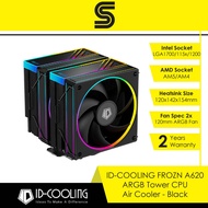 ID-COOLING FROZN A620 ARGB Tower CPU Cooler Black - (LGA1700/1200/115X/AM4/AM5)