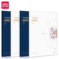 Deli Notebook with Waterproof EVA Soft Plastic Book Cover A5/B5 Dustproof Buku Nota Journal Aestheti