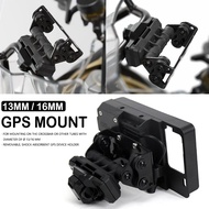 Motorcycle GPS Mount Accessories 13/16mm Crossbar USB Navigation Bracket For BMW F800GS F 800 GS ADV