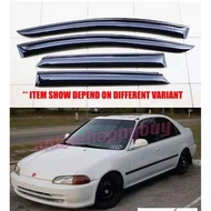 HONDA CIVIC SR4 (EG) SEDAN 91Y-95Y (SMALL 3"/ MEDIUM 4") DOOR VISOR