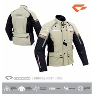 Continmoto Motorcycle Adventure Jacket Contin Protector OSIRIS Le - Sand