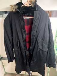 Marco‘ Polo 名牌黑色防風保暖褸（！$8xx買入 超級厚實的質地 防刮防黐毛防水防風！可拉鍊可扣，口袋位亦都有扣口袋超級深可以放下兩部手機！頸圈做咗黑毛絨再加毛圈 超級保暖去東北都可以着因為