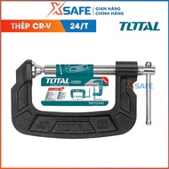 Cảo chữ C đa năng cao cấp TOTAL THT1314 Kẹp chữ G thép Cr-V cứng không gỉ chịu lực cực tốt gia công