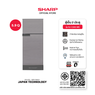 SHARP ตู้เย็น 2 ประตู ขนาด 5.9 คิว  รุ่น SJ-C20E-BLU SJ-C20E-MS SJ-C20E-WMS SJ-C20E-DK