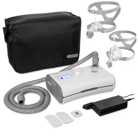 CPAP Nasal Mask Full Face Mask for Yuwell YH-550 Breathcare CPAP/Auto CPAP device w/ built-in Humidi