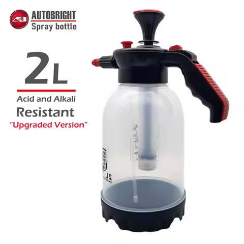 AUTOBRIGHT 2L Car Cleaning Spray Bottle Water Bottle Air High Pressure Upgraded Solar Films Detailin