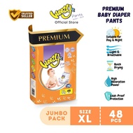 Weezy Disposable Baby Diaper Pants (S68 / M60 / L54 / XL48 / XXL40)